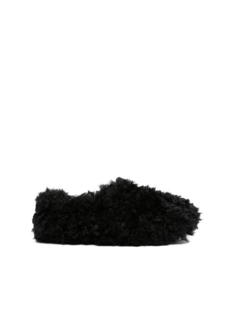 STAND STUDIO faux-fur slippers