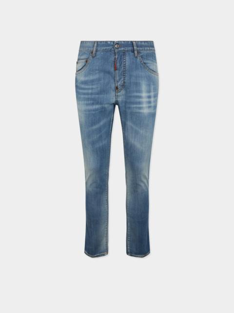 DSQUARED2 LIGHT WASH SKATER JEANS