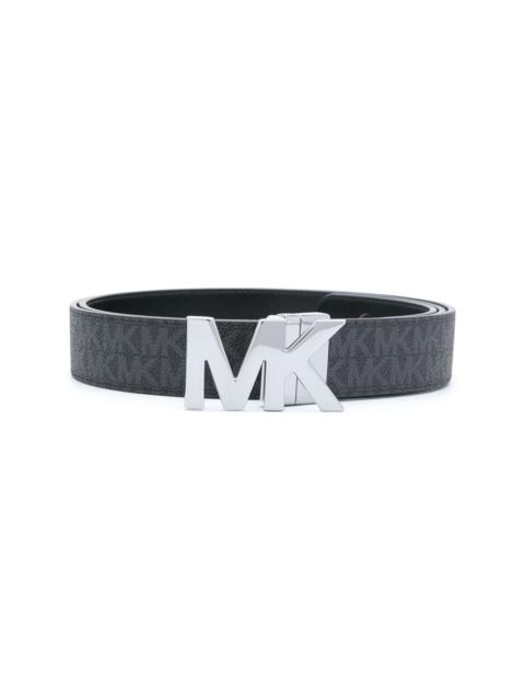 MICHAEL KORS reversible logo buckle belt