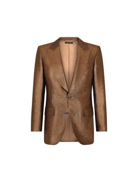 TOM FORD ORGANZA LUREX DYLLAN JACKET | REVERSIBLE