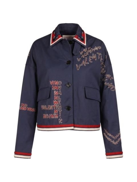 Valentino beaded collar jacket