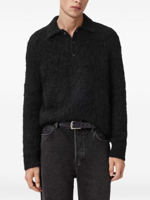 ALLSAINTS Sonny long-sleeve polo shirt