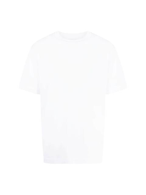 plain crew-neck cotton T-shirt