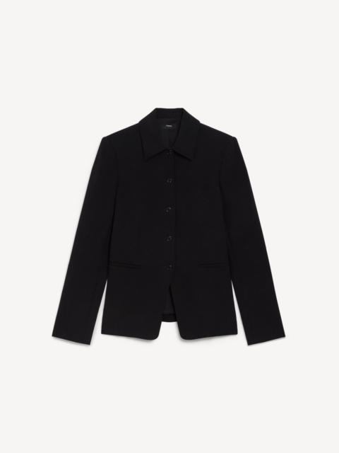 Theory Cutaway Jacket in Admiral Crepe