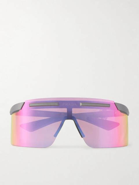 Prada Linea Rossa Square-frame Acetate Sunglasses