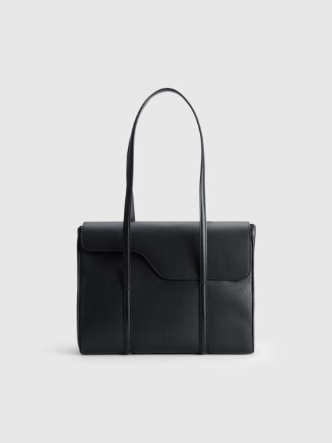 ATP ATELIER Abriola Black Grained Leather/Leather
