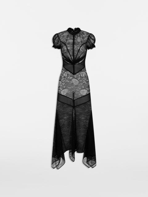 THE ATTICO BLACK MIDI DRESS