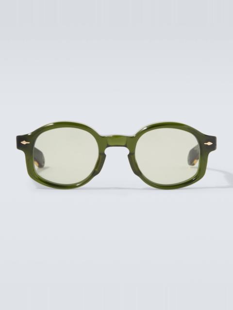 JACQUES MARIE MAGE Petrus round sunglasses
