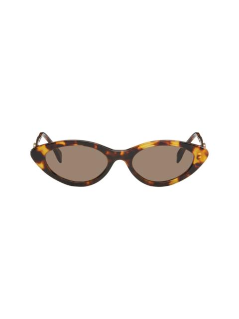 FENDI Brown Fendigraphy Sunglasses