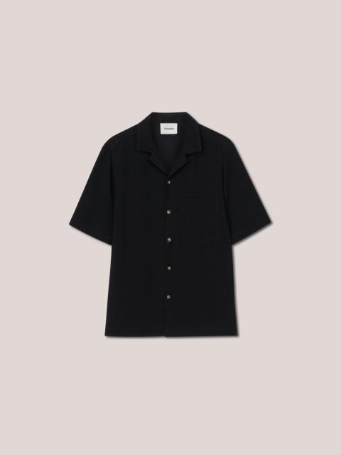 Nanushka BODIL - Tech linen shirt - Black