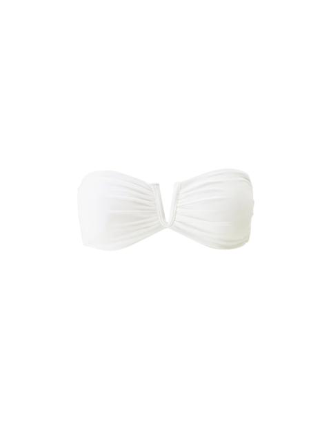 MELISSA ODABASH ALBA IVORY BIKINI TOP