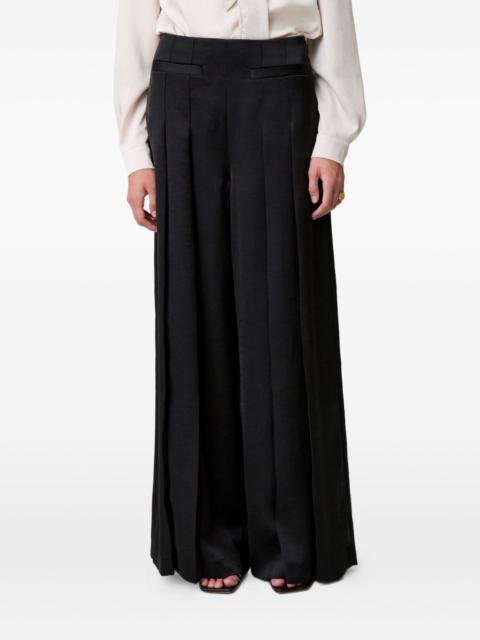 Claudie Pierlot pleated palazzo pants