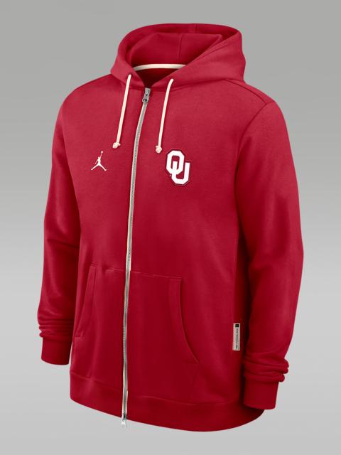 Jordan Oklahoma Sideline Men's Jordan Brand Dri-FIT College Full-Zip Hoodie