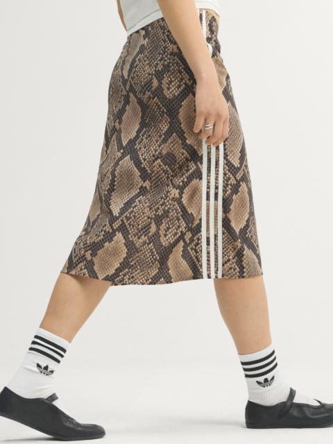 adidas SNAKE PRINT SATIN SKIRT