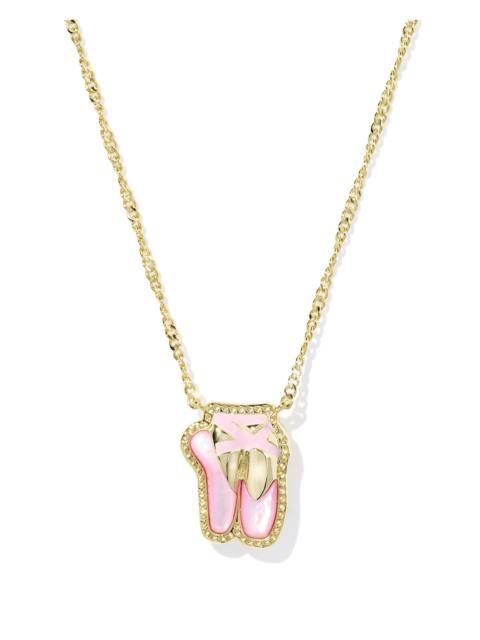 KENDRA SCOTT Ballet Gold Short Pendant Necklace