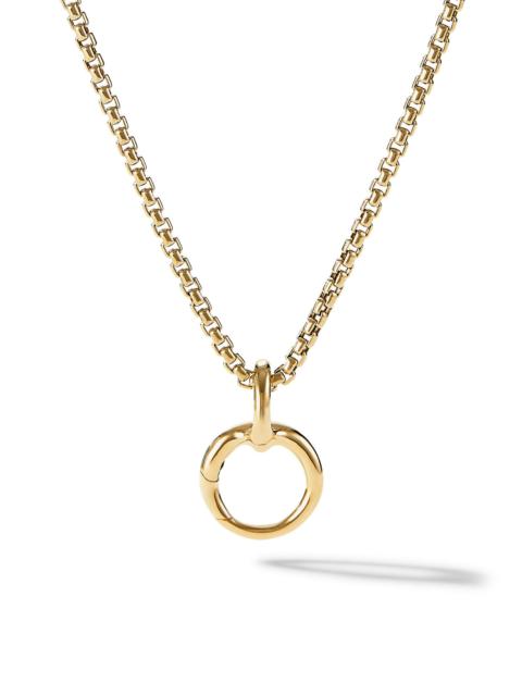DAVID YURMAN Women's Smooth Amulet Holder in 18K Yellow Gold - Yellow Gold