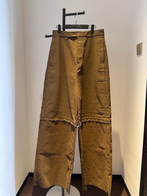 Rick Owens Rick Owens FW17 Glitter Wax Wide-Leg Pants