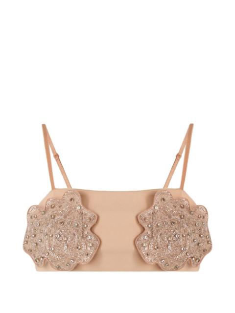 PINKO bead-embellished bandeau top