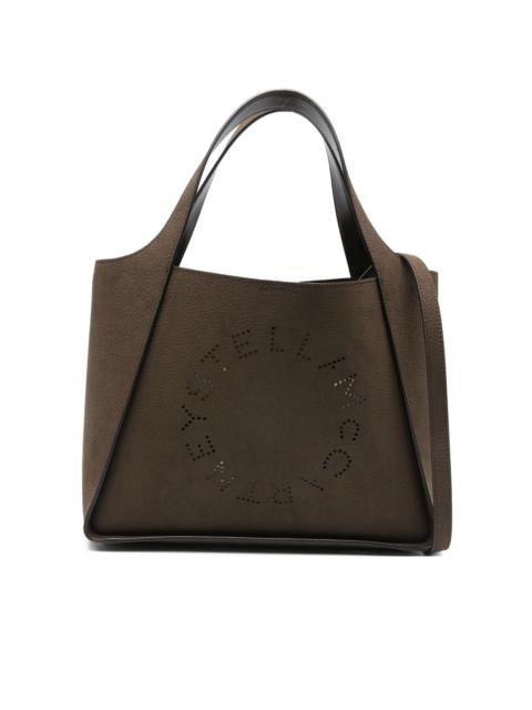 Stella McCartney logo perforated tote bag