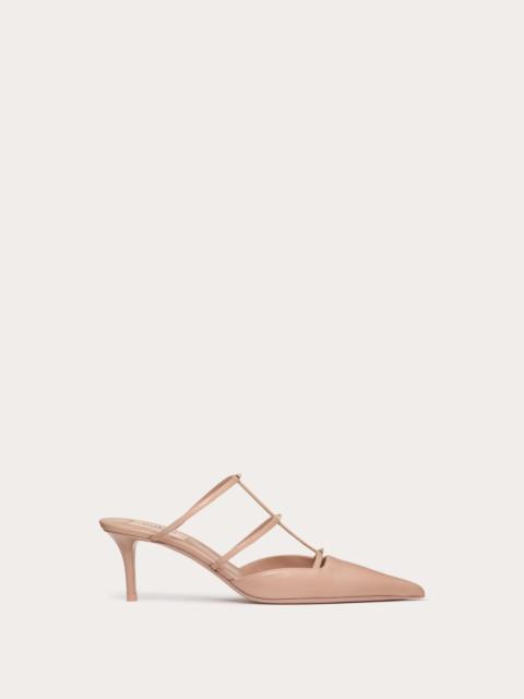 Valentino ROCKSTUD WISPY CALFSKIN MULE 60MM