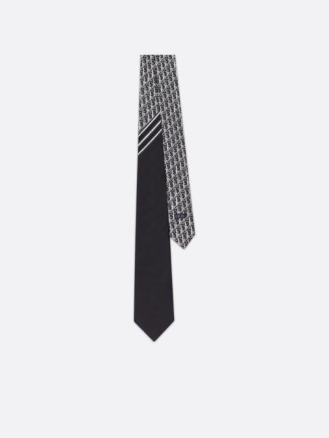 Dior Striped Dior Oblique Tie
