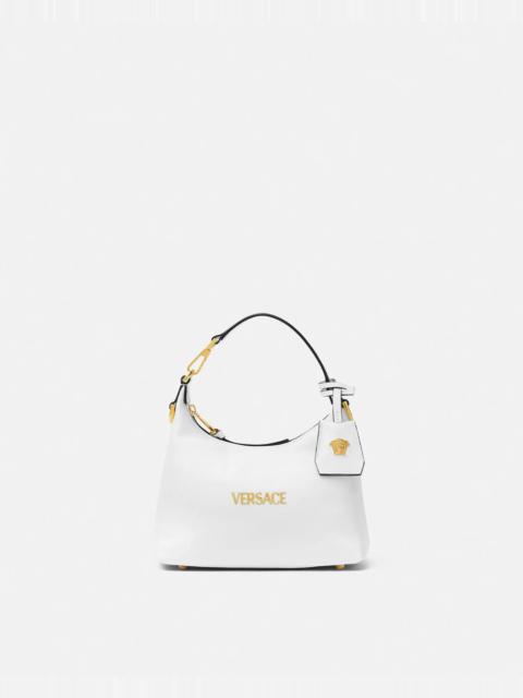 VERSACE Versace Tag Nappa Hobo Bag