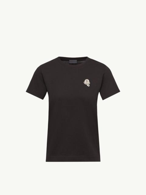 Moncler Logo Patch Cotton T-Shirt