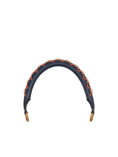 Etro threading-detail leather bag handle