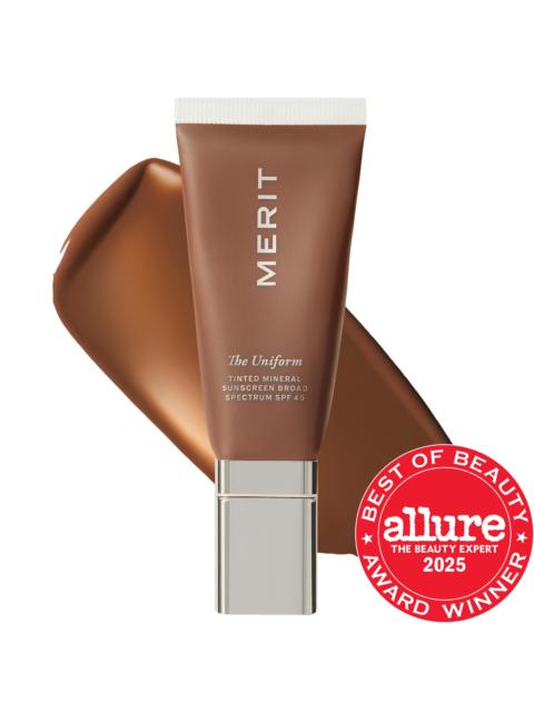 MERIT The Uniform™ Tinted Mineral Sunscreen Broad Spectrum SPF 45