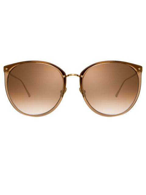 THE KINGS | OVERSIZED SUNGLASSES IN BROWN FRAME (C20)