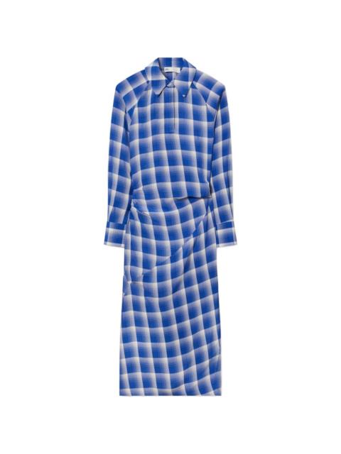 TORY BURCH plaid shirtdress