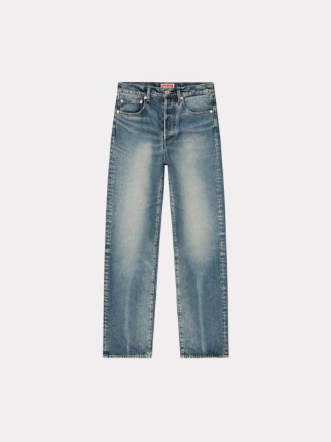 KENZO Straight-cut ASAGAO jeans