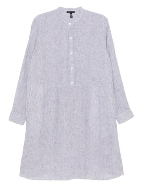 EILEEN FISHER linen striped dress