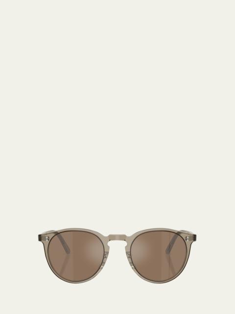 Oliver Peoples O'Malley Acetate Round Sunglasses