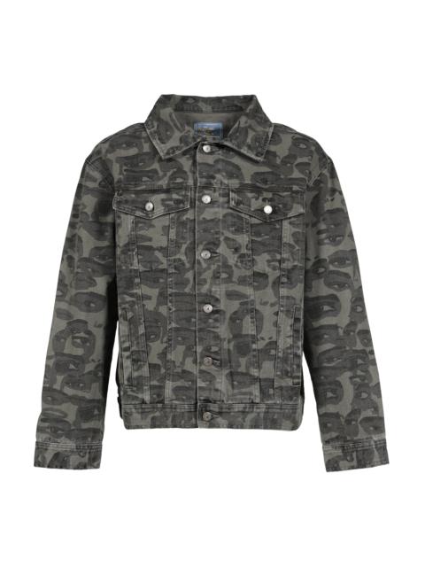 KidSuper FACE CAMO JACKET / BLK