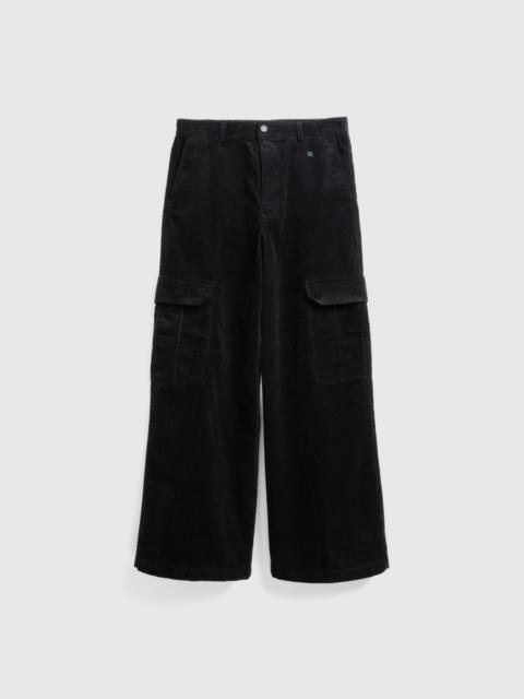 Acne Studios Acne Studios – Corduroy Cargo Trousers Black