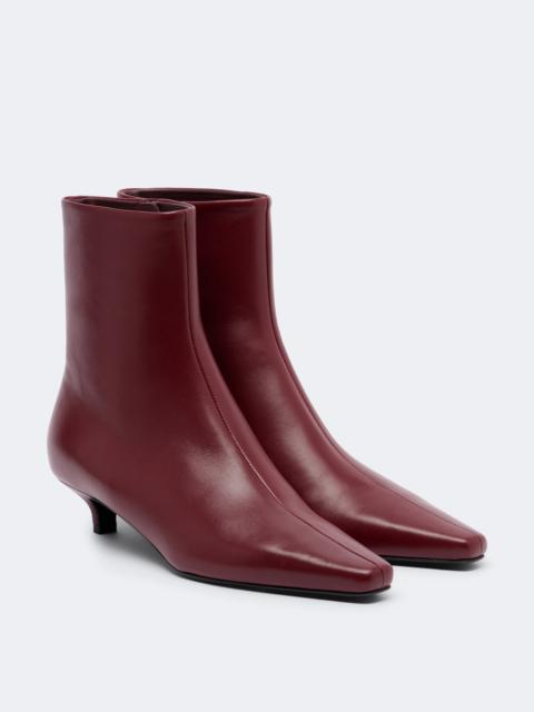 TOTEME Leather ankle boots