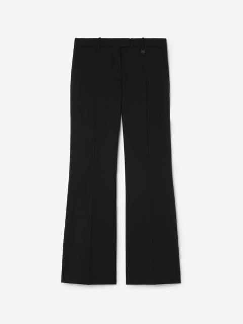 Burberry Wool Blend Tailored Trousers