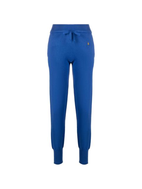 Vivienne Westwood Ocean Orb-embroidered tapered trousers