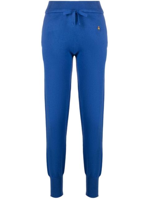Vivienne Westwood Ocean Orb-embroidered tapered trousers