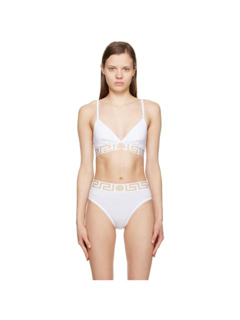 VERSACE THONG WITH GREEK EDGE   AUD01042A232741A1001