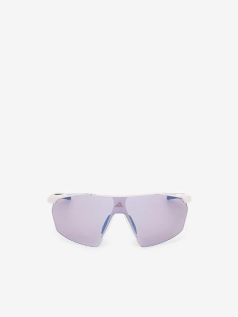 adidas geometric-frame sport sunglasses