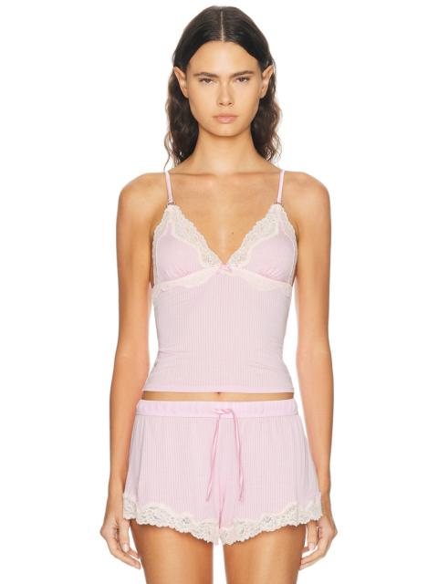 Fleur du Mal Butter Rib Cami Top