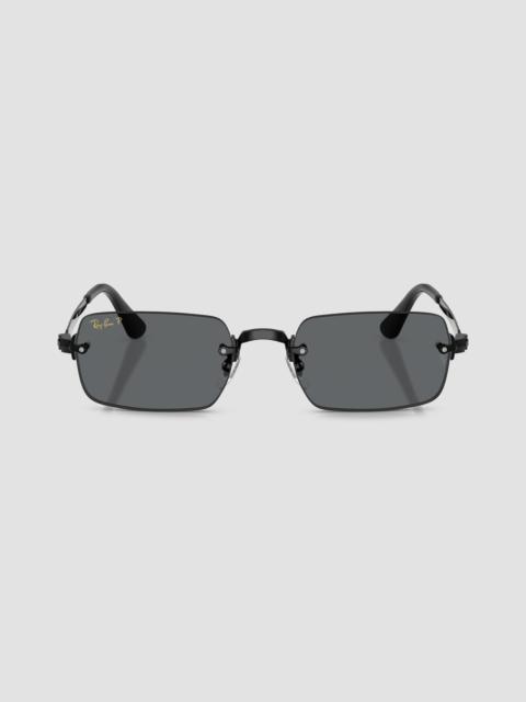 Ray-Ban Men's RB3928 A$AP Rocky Rimless 54MM Rectangular Sunglasses - Black