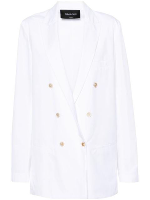 FABIANA FILIPPI double-breasted cotton blazer