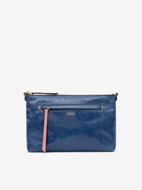 Isabel Marant NESSAH LEATHER SHOULDER BAG