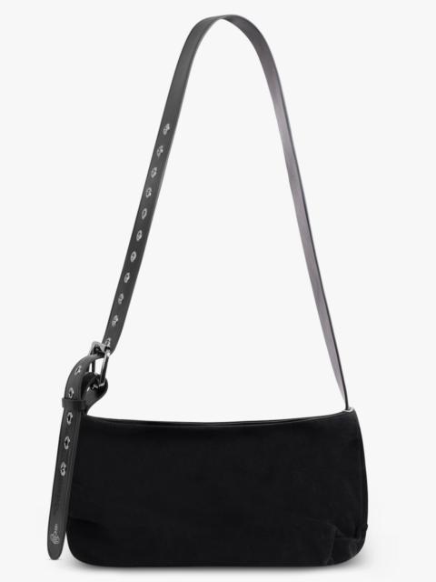 Vivienne Westwood MAXIME SMALL SUEDE CROSSBODY BAG | BLACK