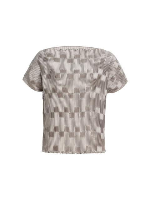 BY MALENE BIRGER Lianna Pleated Top silver