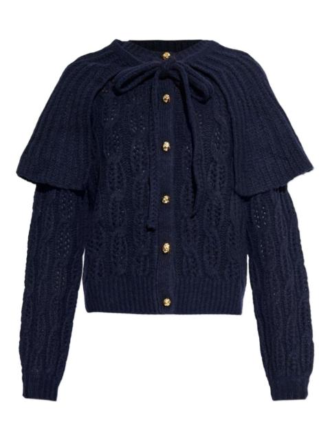 FRAME The Cape cable-knit Cardigan