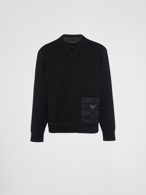 Prada Technical fabric sweatshirt